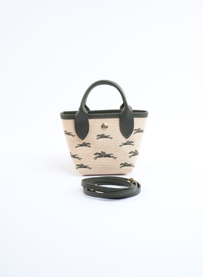 Long Champ Le Panier Pilage Small Basket Bag