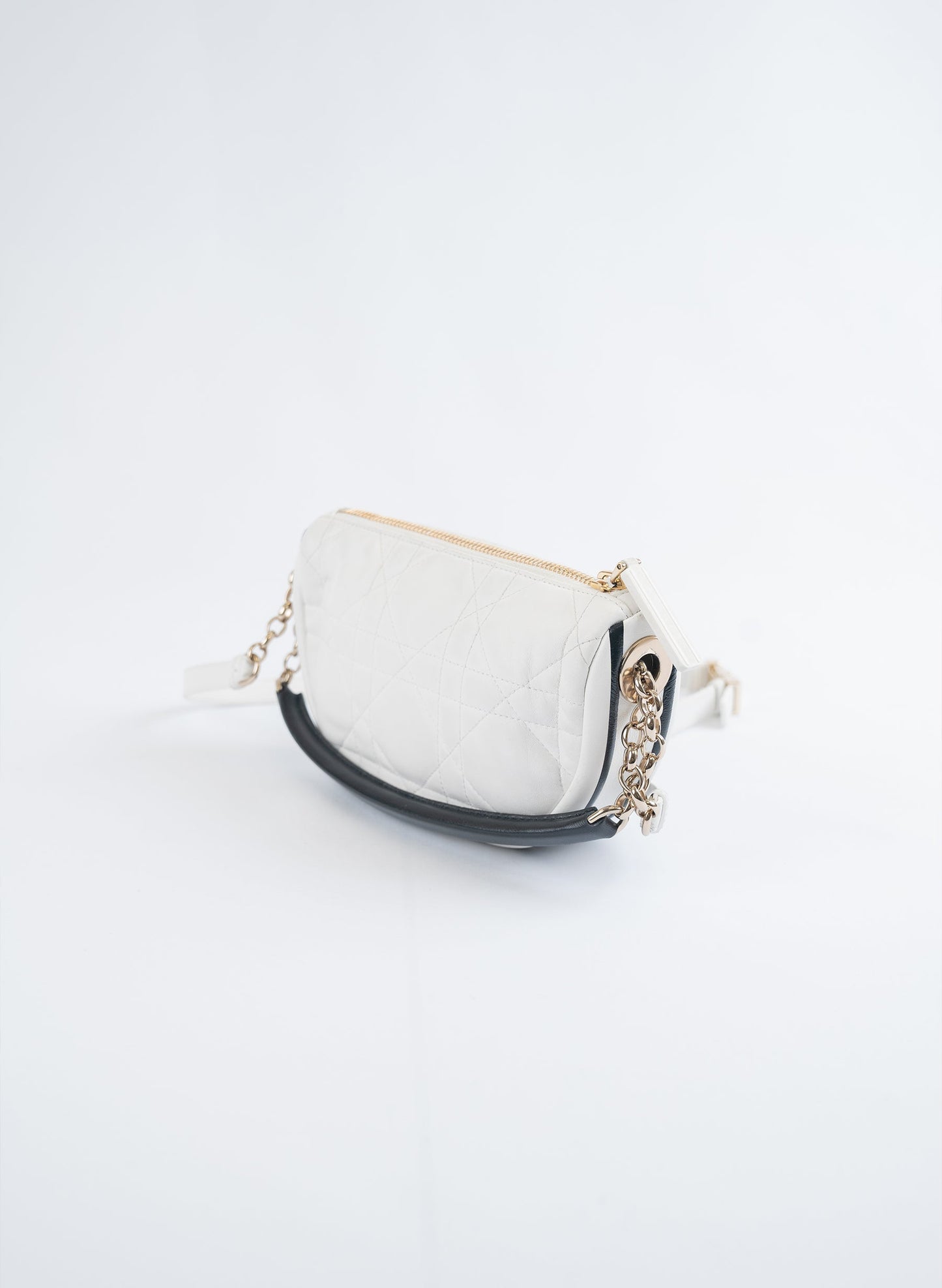 Christian Dior Lambskin Cannage Dior Vibe Hobo Bag