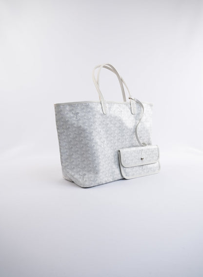 Goyard White Saint Louis GM Tote