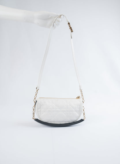 Christian Dior Lambskin Cannage Dior Vibe Hobo Bag