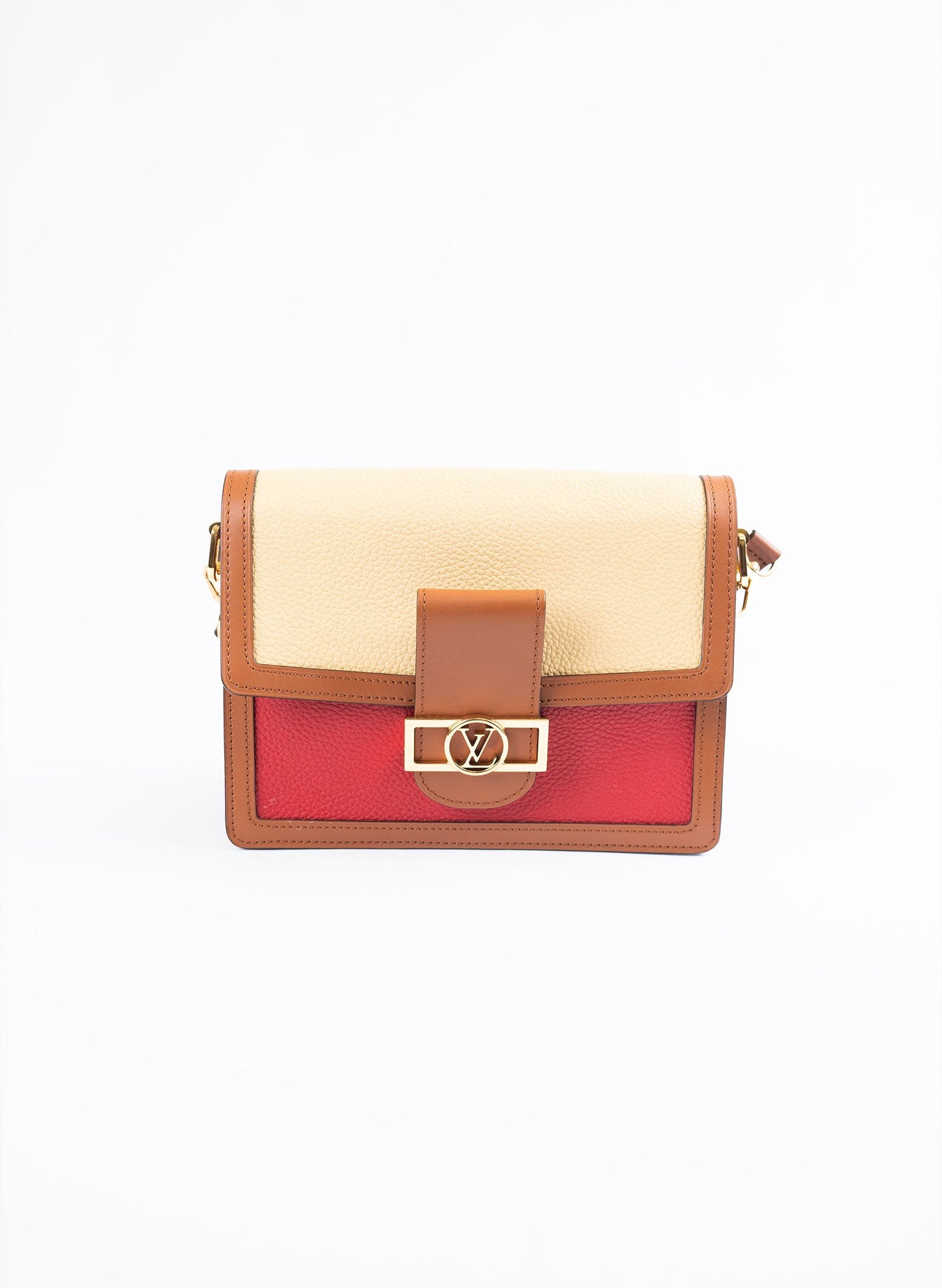 Louis Vuitton Dauphine Leather Shoulder Bag