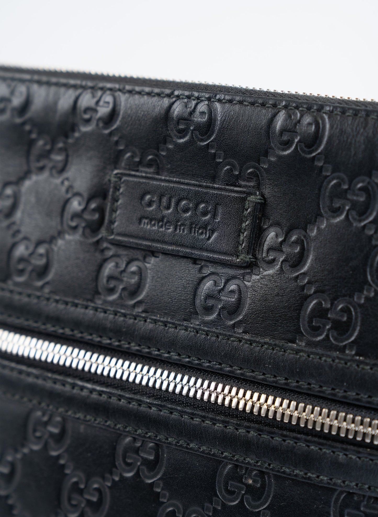Gucci Guccissima Signature Messenger Bag