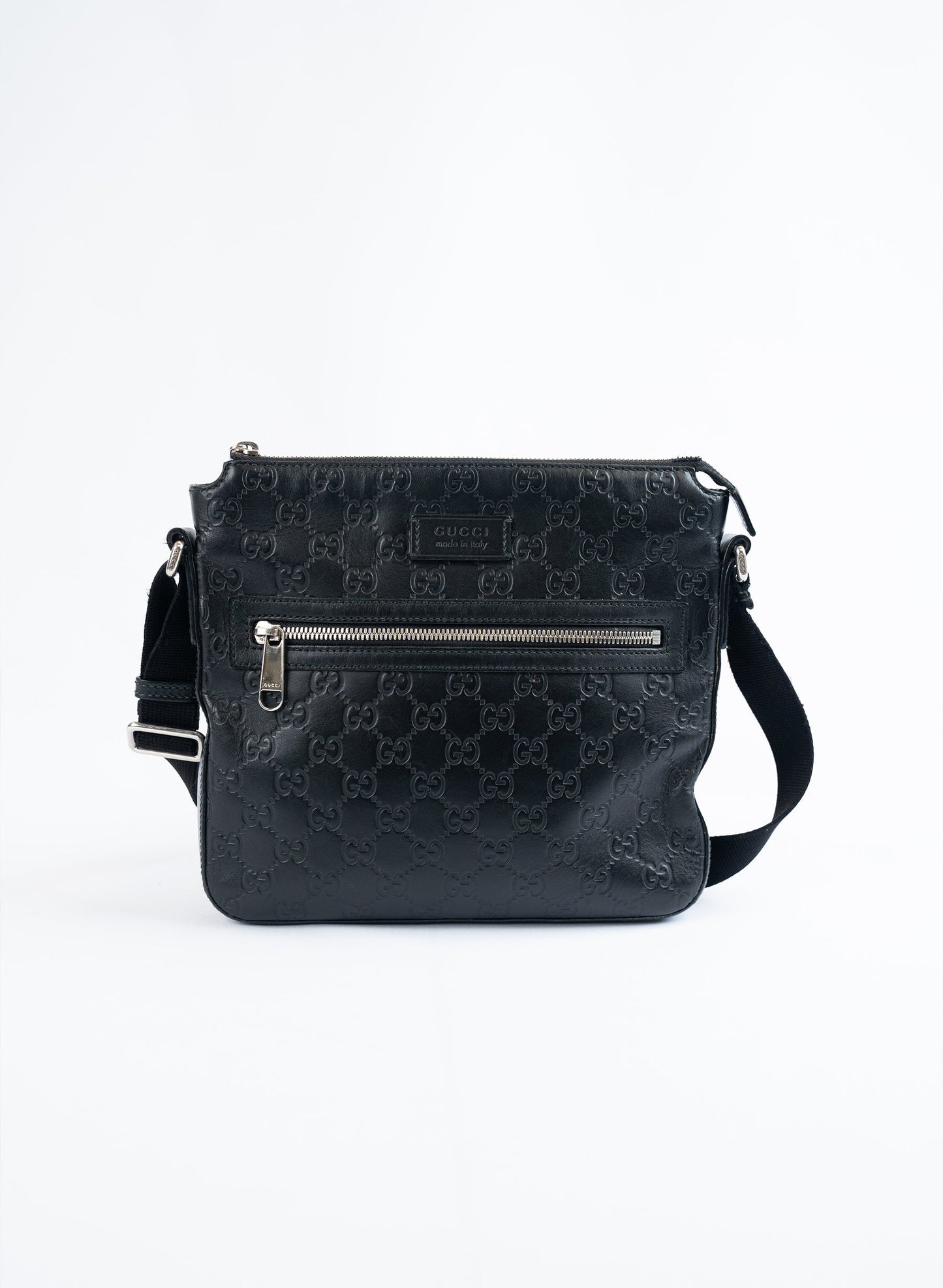 Gucci Guccissima Signature Messenger Bag