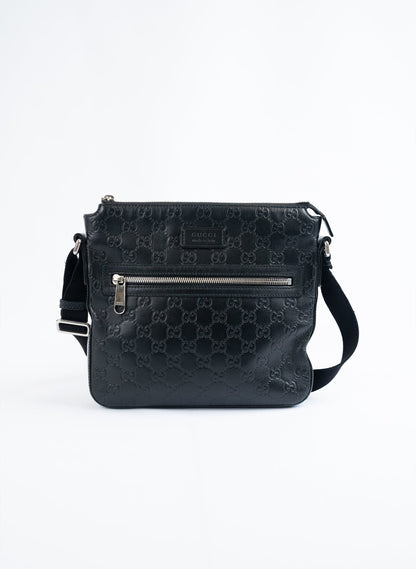 Gucci Guccissima Signature Messenger Bag