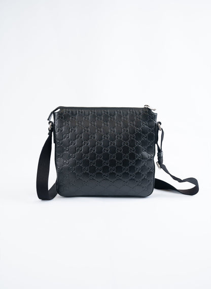 Gucci Guccissima Signature Messenger Bag