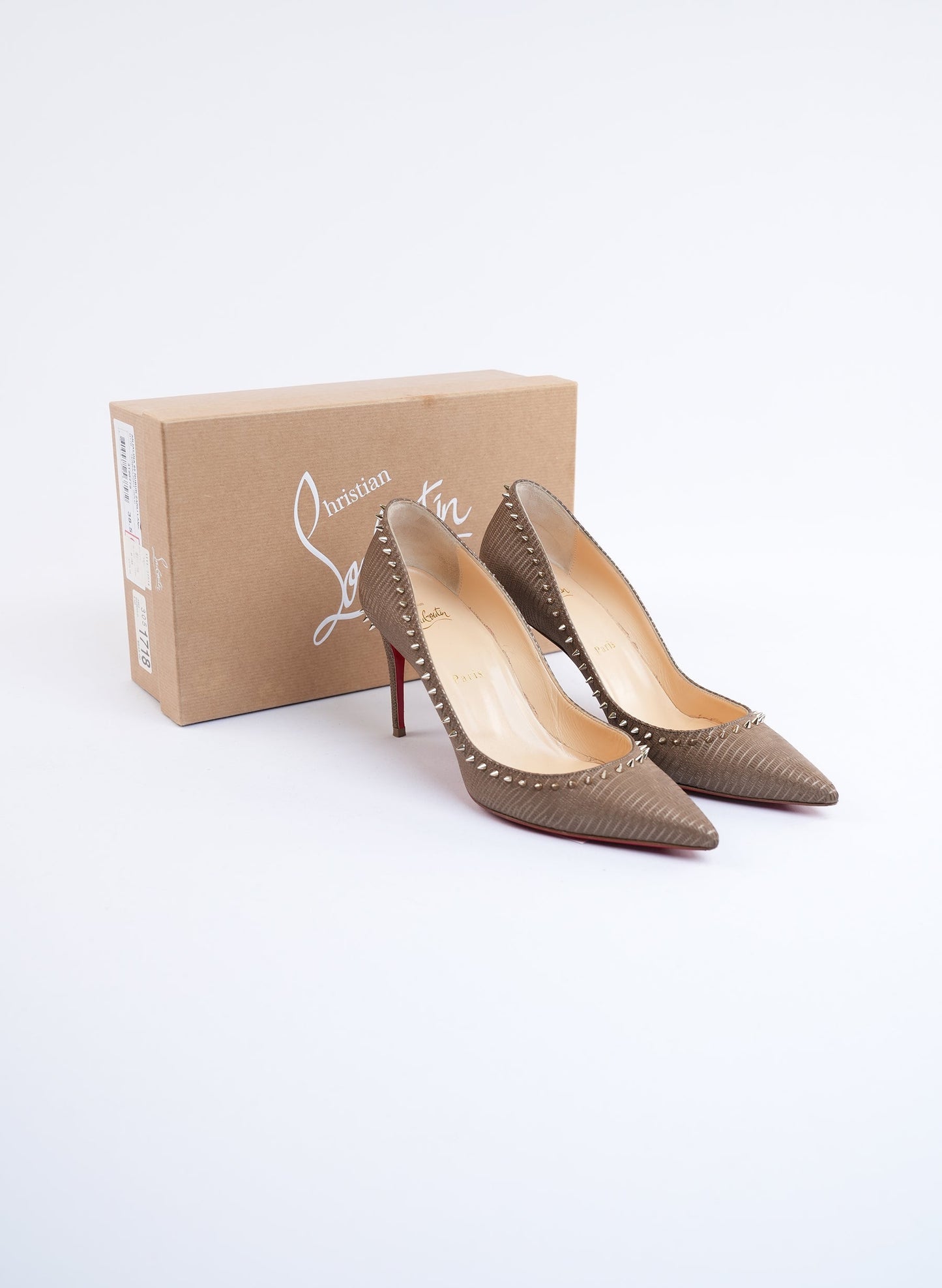 Christian Louboutin Spike Accents Pumps