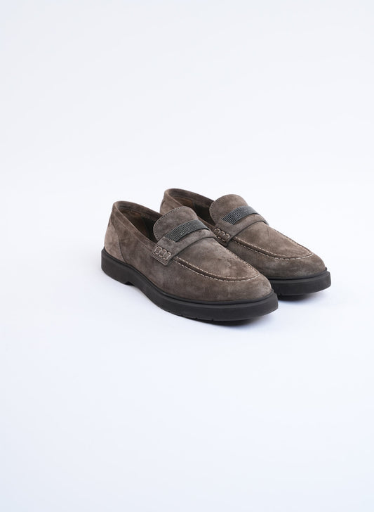 Brunello Cucinelli Suede Loafers