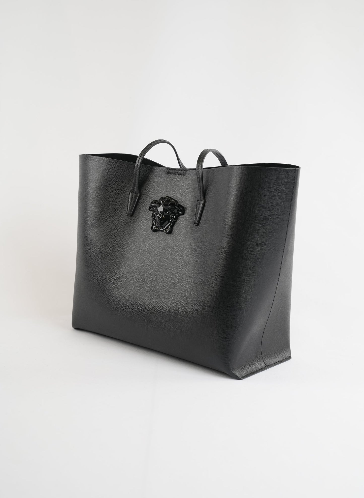 Versace Saffiano Palazzo Medusa Tote Bag