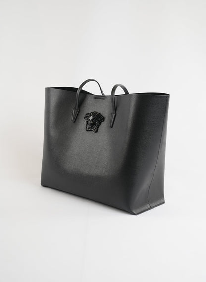 Versace Saffiano Palazzo Medusa Tote Bag