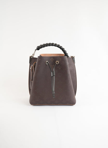 Louis Vuitton Monogram Mahina Muria Brown Bucket Bag