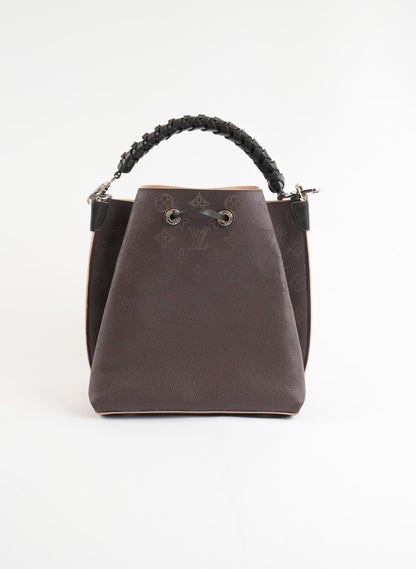 Louis Vuitton Monogram Mahina Muria Brown Bucket Bag