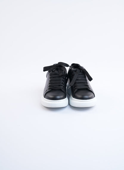 Alexander McQueen Black Leather Trainers