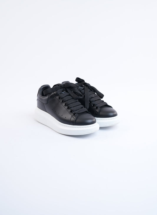 Alexander McQueen Black Leather Trainers
