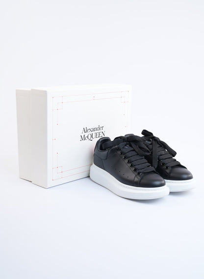 Alexander McQueen Black Leather Trainers