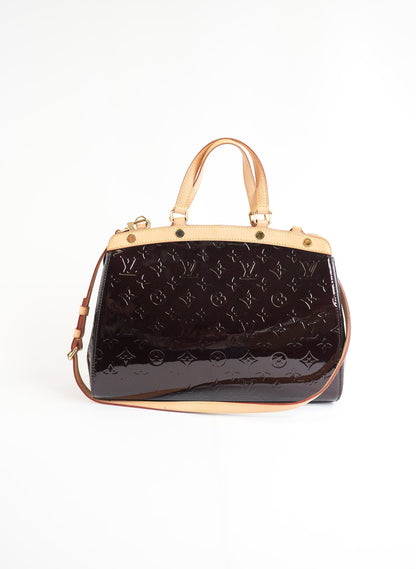 Louis Vuitton Monogram Vernis Brea GM Amarante Shoulder Bag