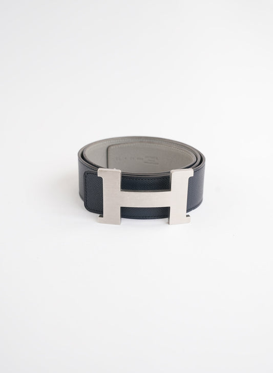 Hermès Leather Reversible H Belt