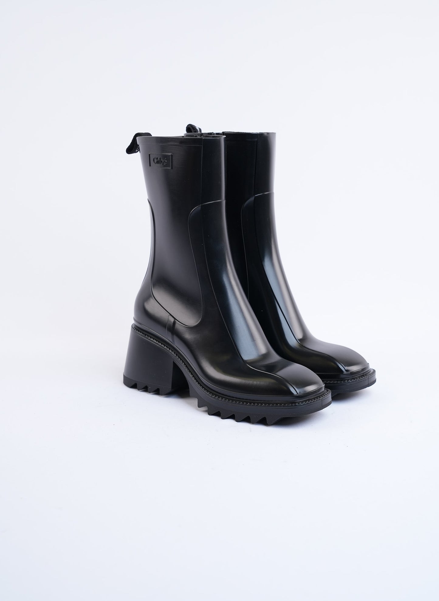 Chloe Black Betty Heel Boots