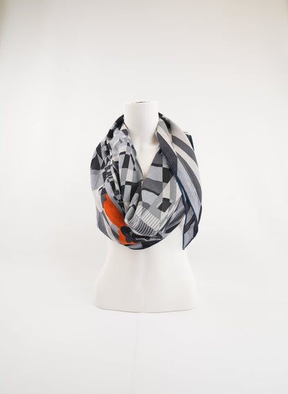 Hermès Cashmere Print Scarf