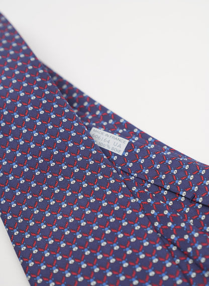 Hermès Polka Dot Print Silk Tie