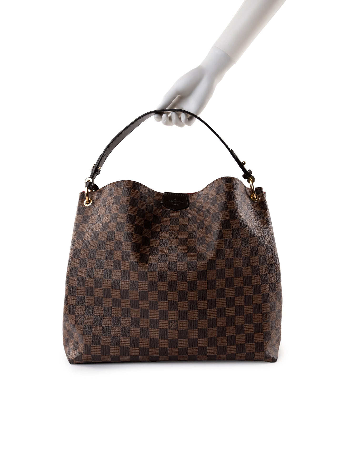 Louis Vuitton Damier Ebene Graceful MM Shoulder Bag