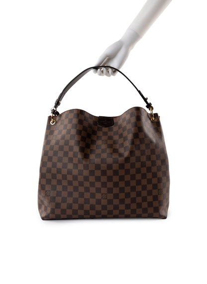 Louis Vuitton Damier Ebene Graceful MM Shoulder Bag