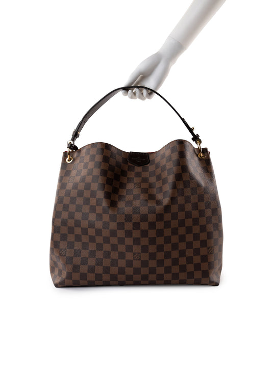 Louis Vuitton Damier Ebene Graceful MM Shoulder Bag