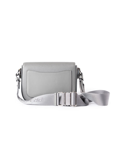 Prada Saffiano Cuir & Calf-Trimmed Identity Shoulder Bag