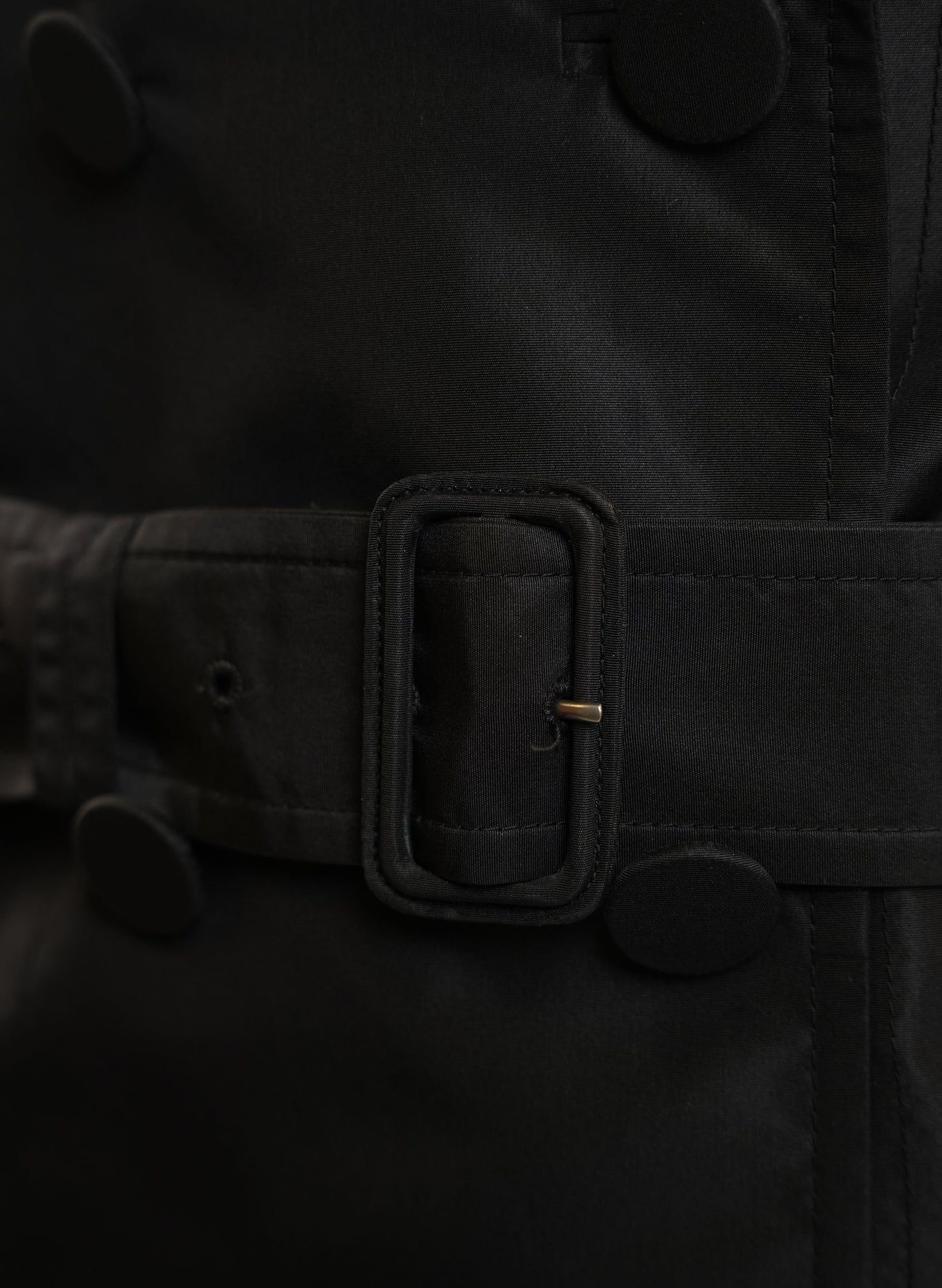 Prada Belted Nylon Trench Coat
