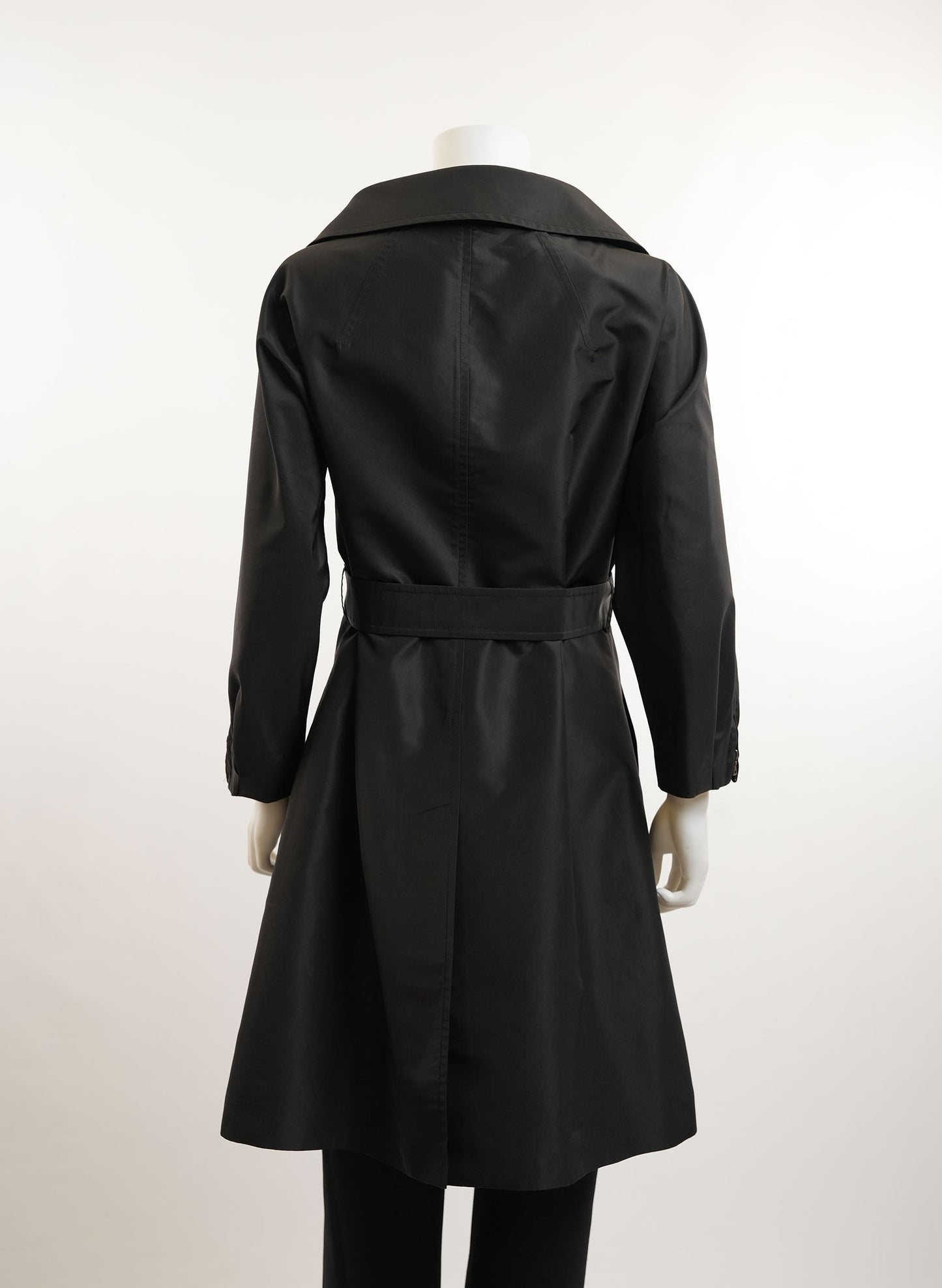 Prada Belted Nylon Trench Coat