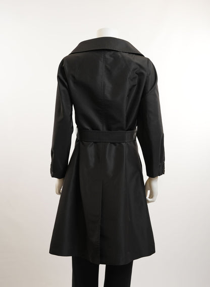 Prada Belted Nylon Trench Coat