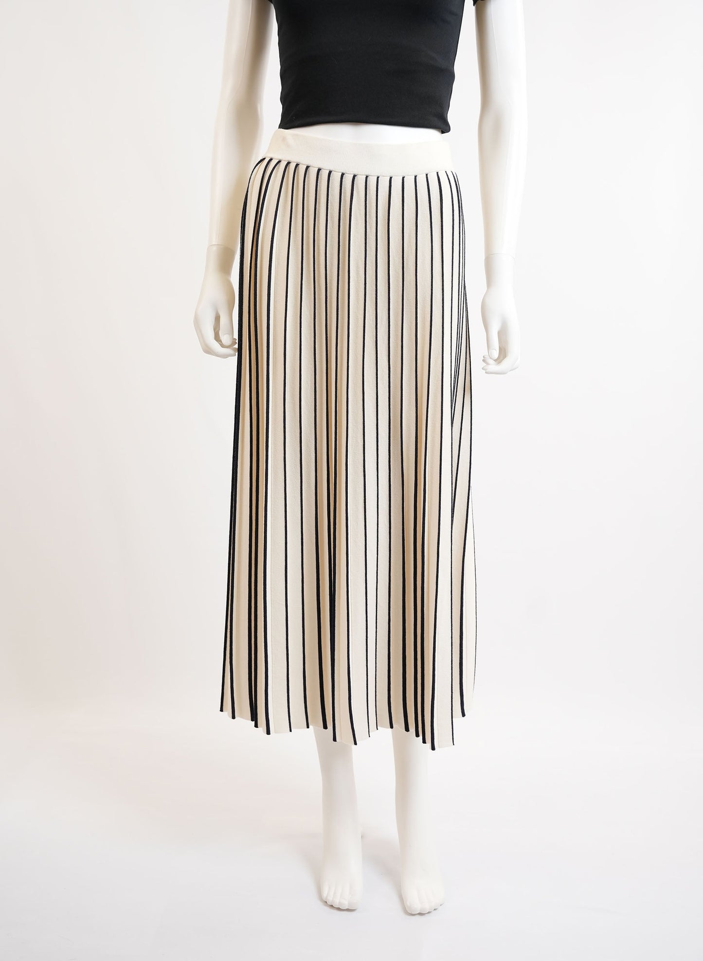 Max Mara Pleated Stretch Skirt