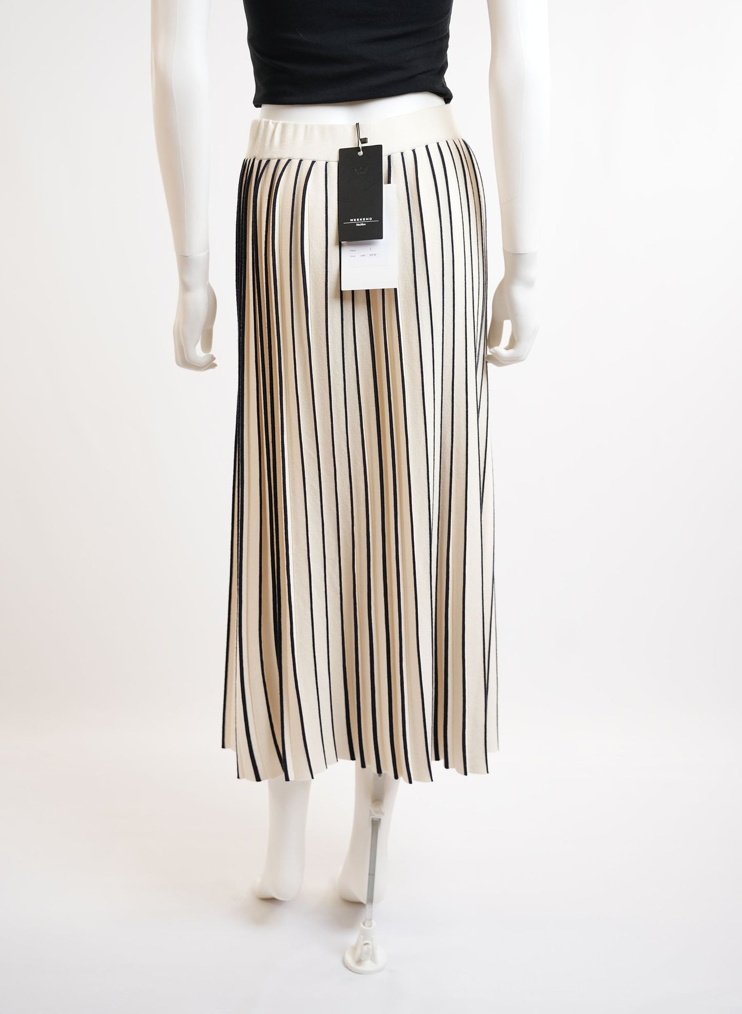 Max Mara Pleated Stretch Skirt