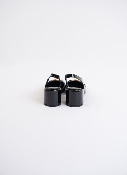 Versace Slingback Patent Leather Heels
