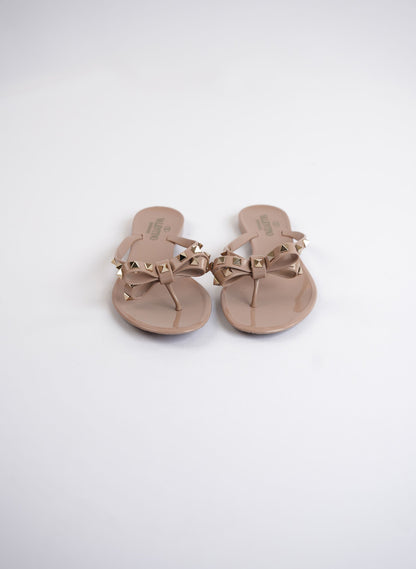Valentino Garavani Rockstud Jelly Thong Sandles