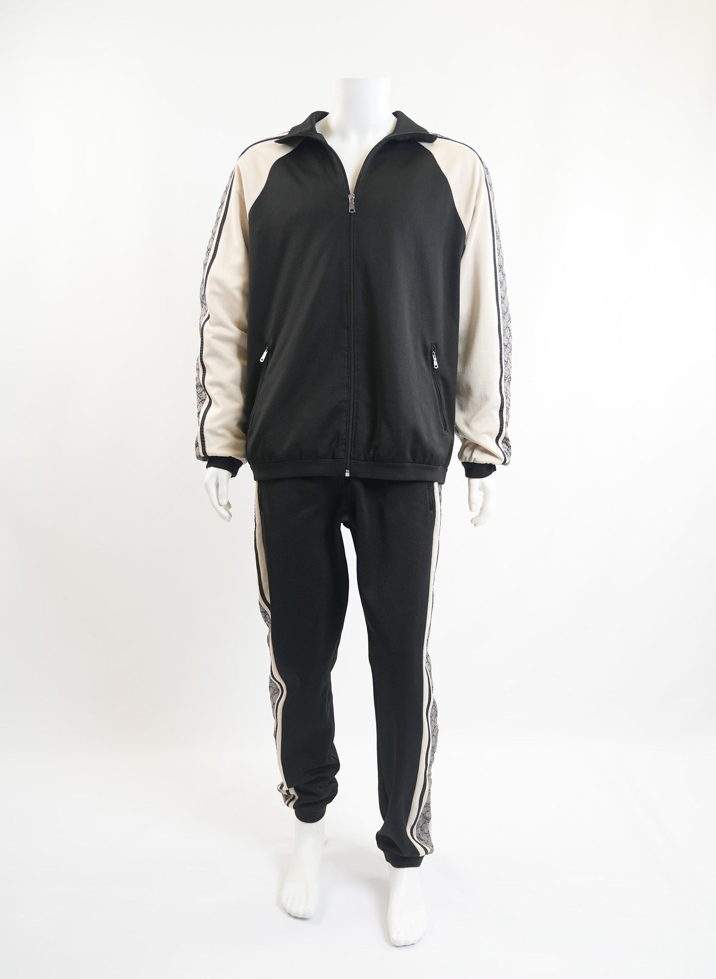 Gucci Logo Striped Jersey Tracksuit