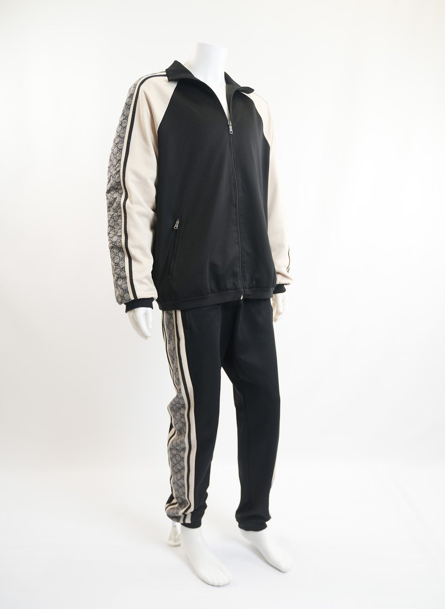 Gucci Logo Striped Jersey Tracksuit