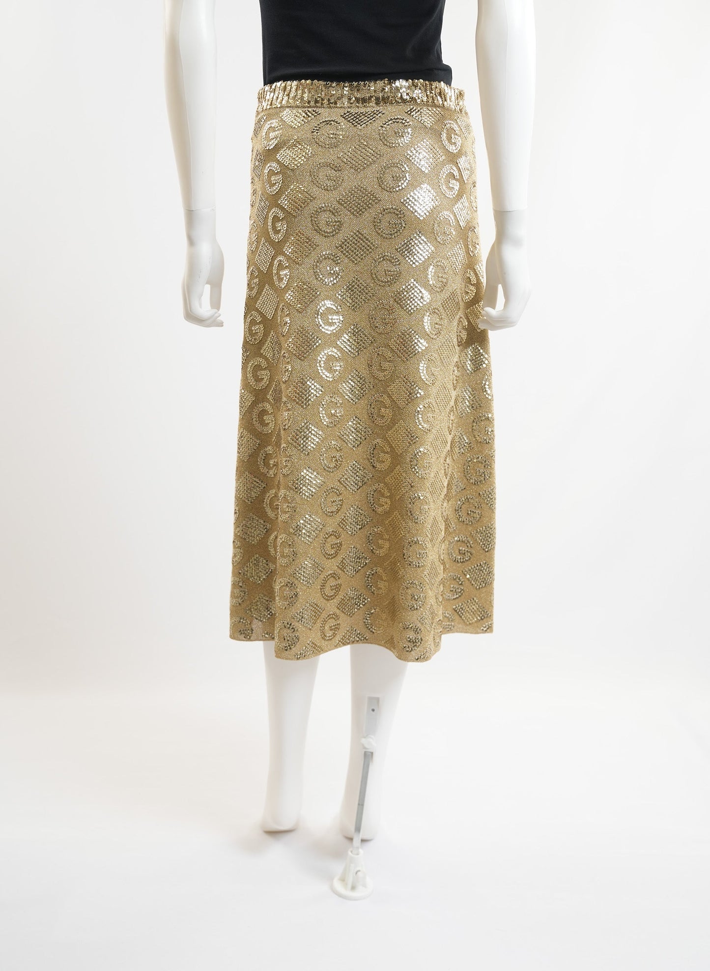 Gucci G Rhombi Jacquard Skirt