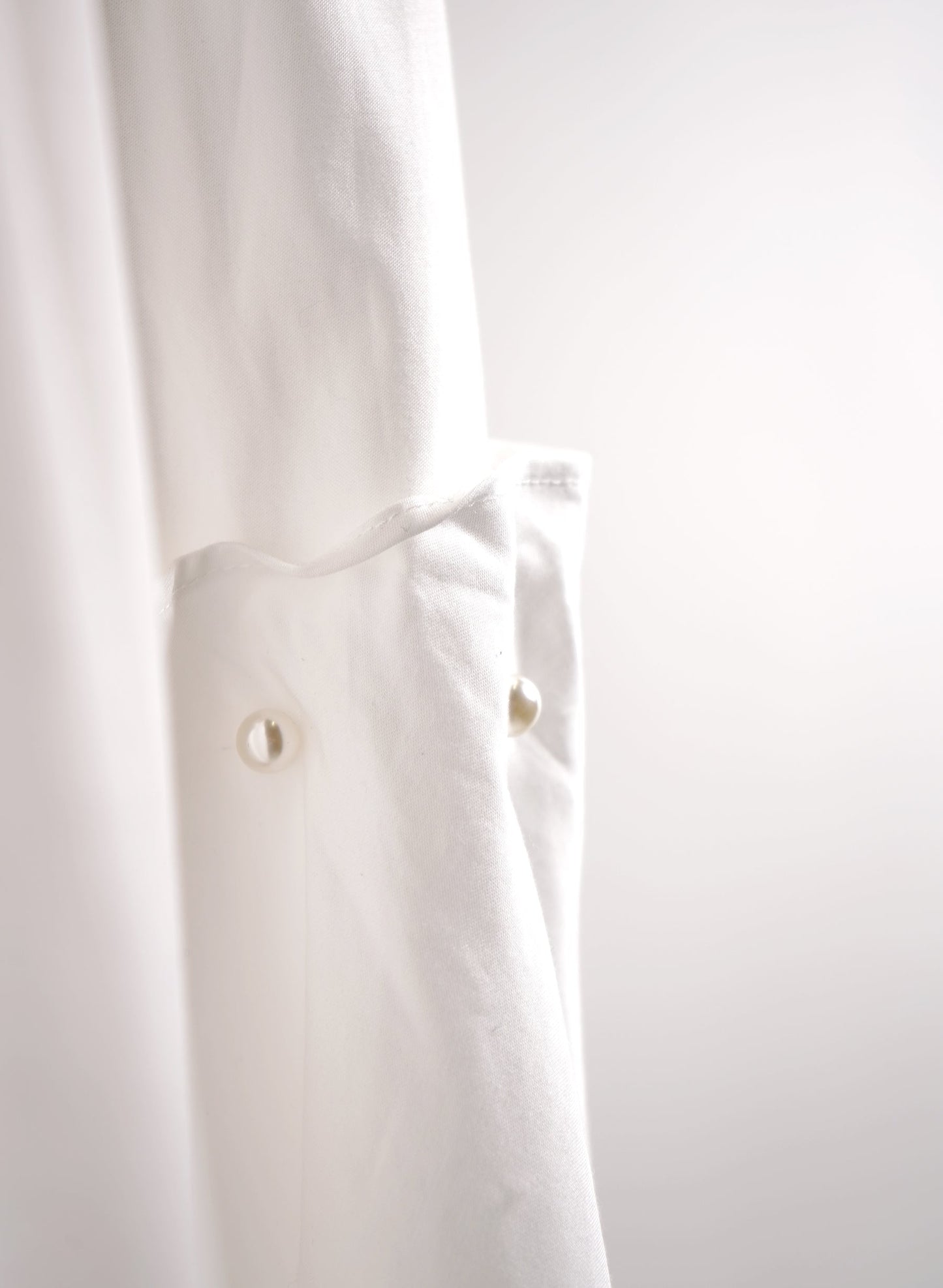 Jonathan Simkhai Jordy Pleated-Sleeve Poplin Shirt