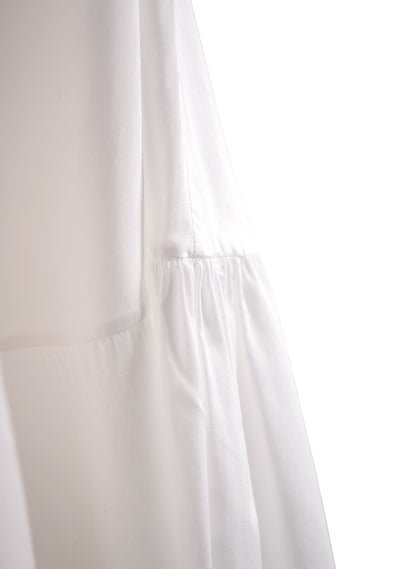 Valentino Mandarin-Collar Wide-Sleeve Cotton Poplin Shirt