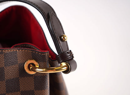 Louis Vuitton Damier Ebene Graceful MM Shoulder Bag