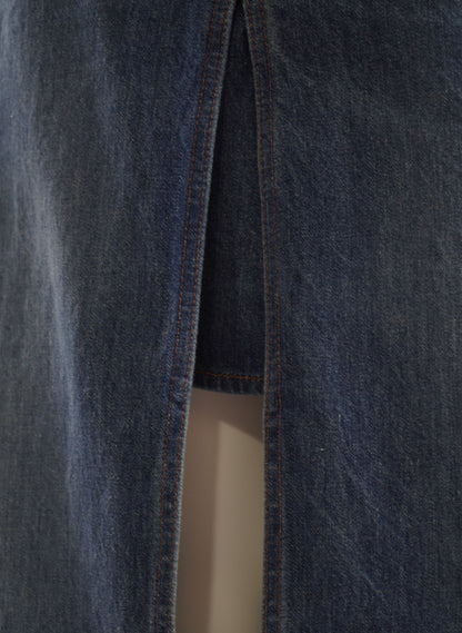 Chloe Embroidered Denim Skirt