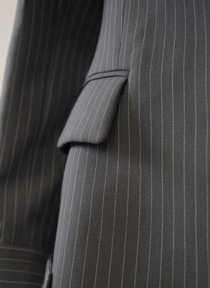 Chloe Pinstriped Grain De Poudre Wool Suit