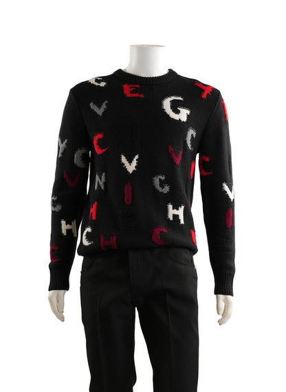 Givenchy Logo-Intarsia Wool Sweater